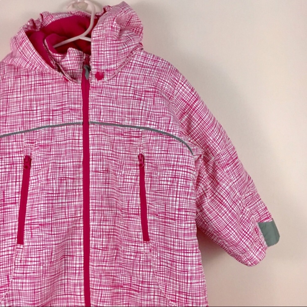 H&M | Pink & White Hooded Snowsuit